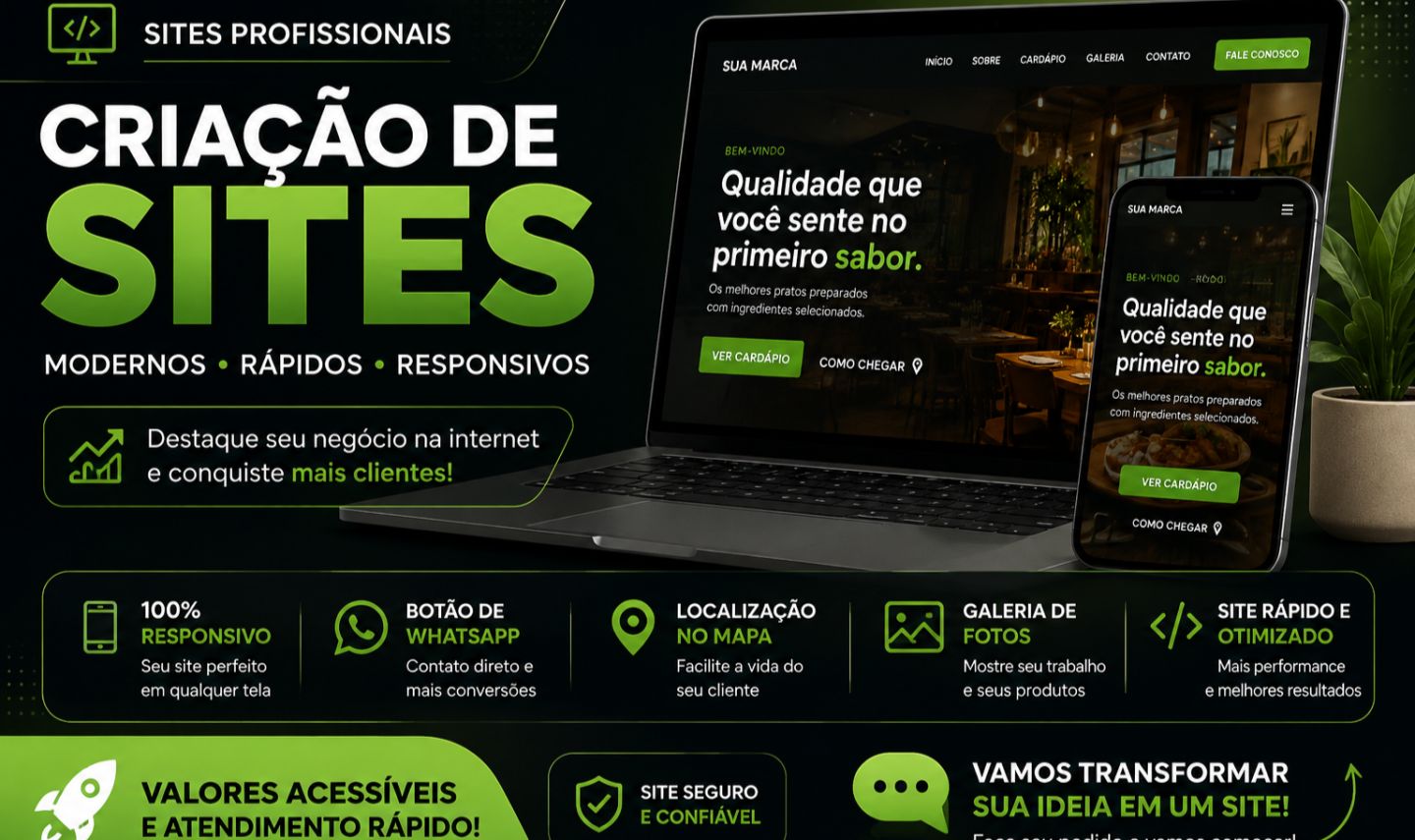 CRIAÇÃO DE SITES!!!