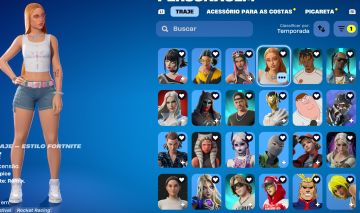 Conta de fortnite com machado do leviatã, lara croft e diversas skins