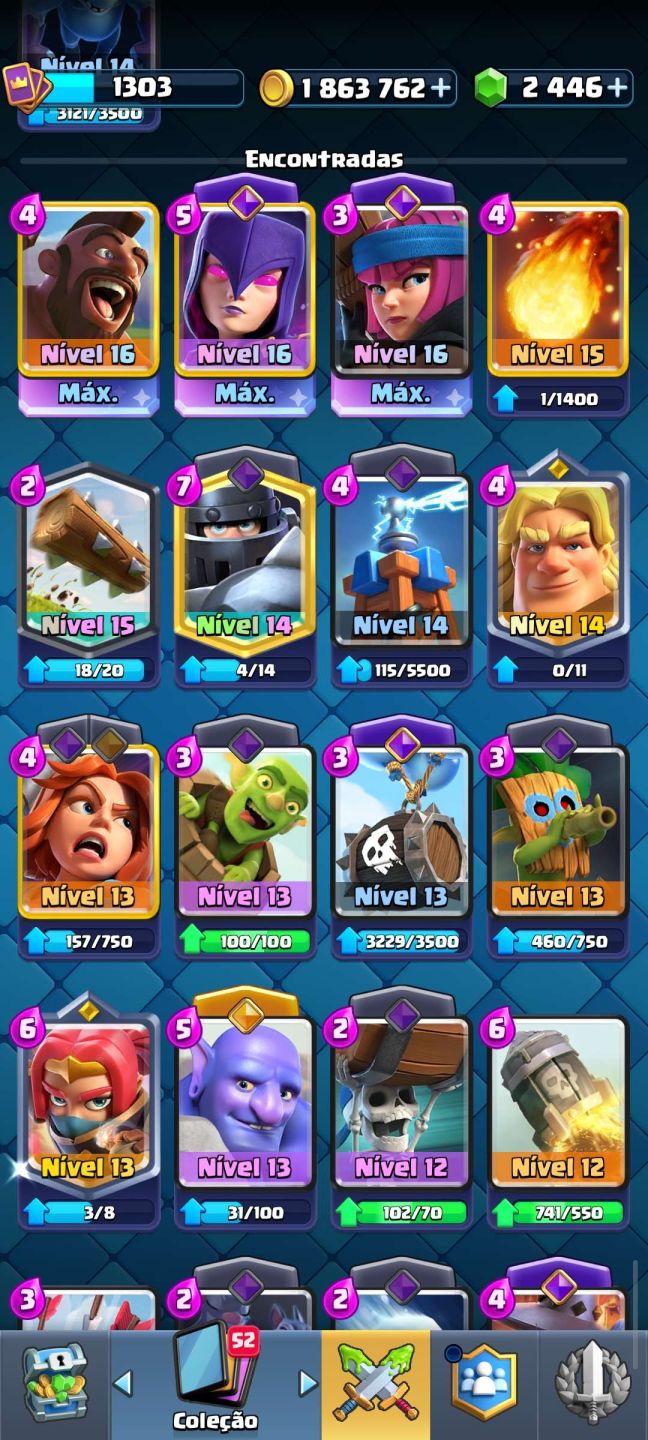Conta Clash Royale 11500 troféus [FULL ACESSO]