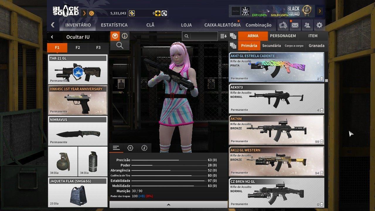 CONTA BLACK SQUAD - CONTA STEAM
