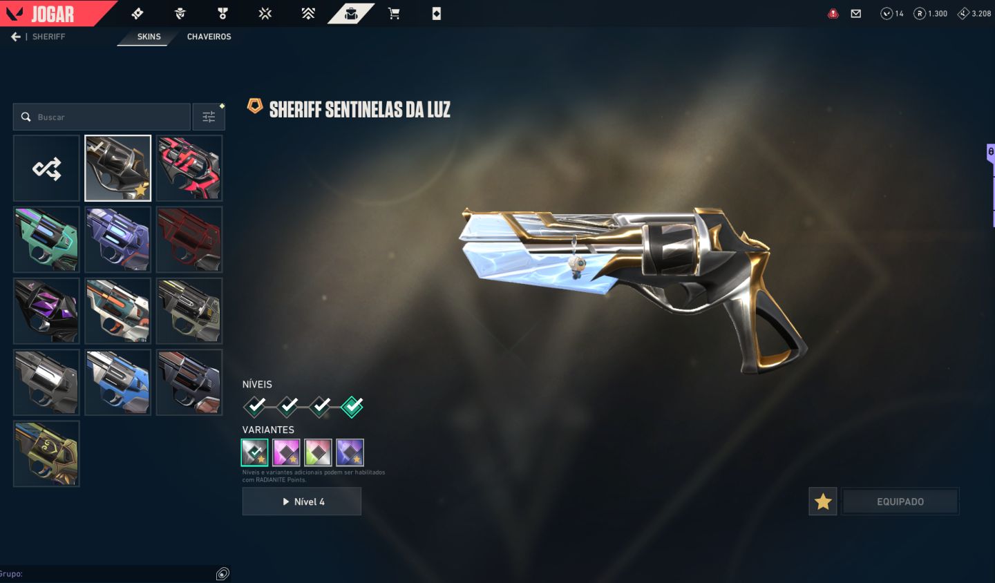 Conta Valorant 11 SKINS - NIVEL 390+ ( RANK GOLD )