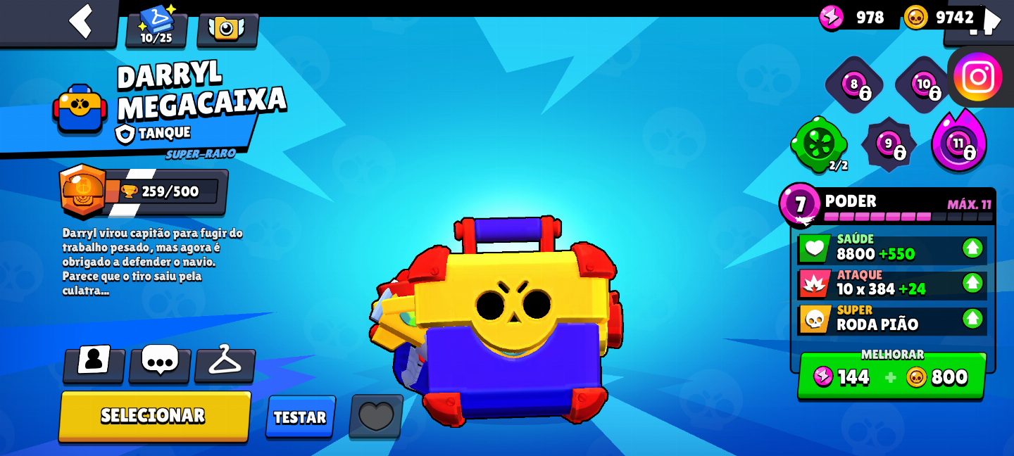 CONTA DE BRAWL STARS 26000 TROFÉUS E DESDE DE 2021!