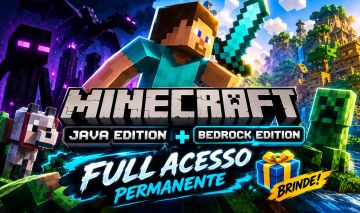 Minecraft Full Acesso Permanente Java/bedrock (Conta) + Brinde