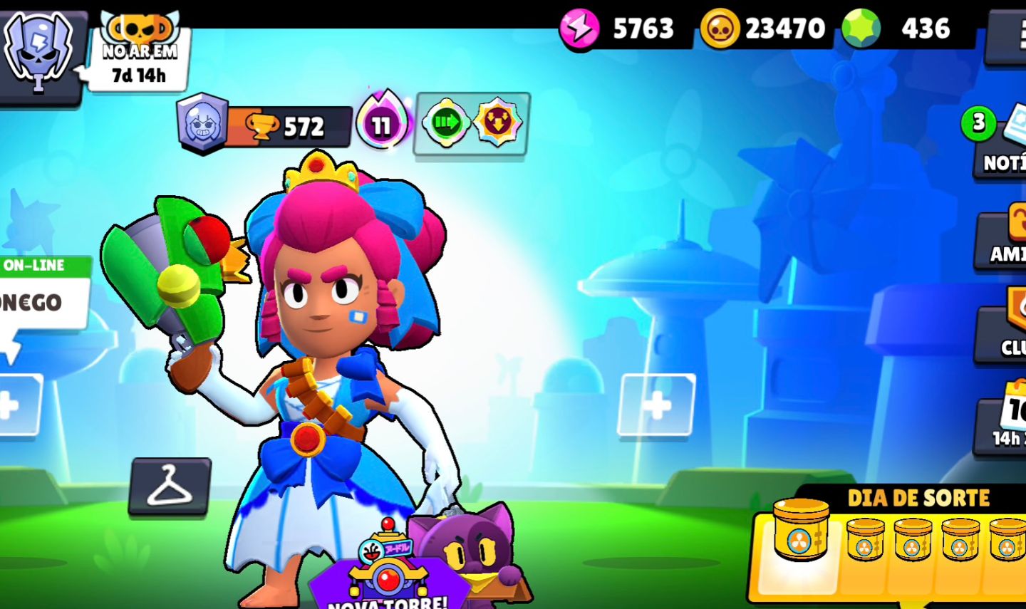 Conta de Brawl Stars e Clash Royale( não separado)