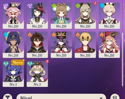 Conta 3 em 1, Genshin, Star Rail e ZZZ, as 3 endgame, muitos personagens e armas