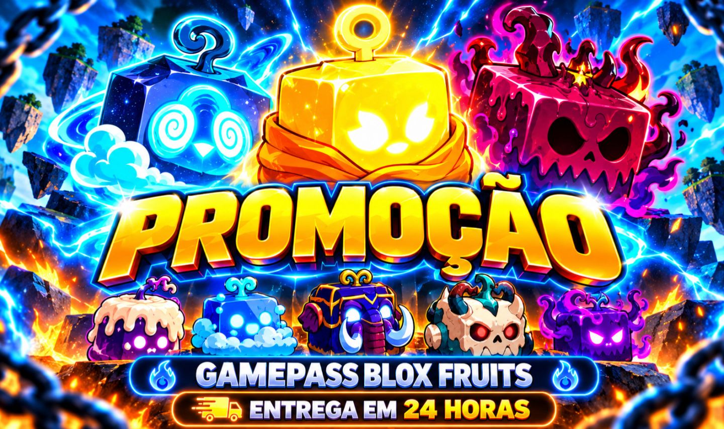 Gamepass & Perm Fruits Blox Fruits (PROMOÇÃO)