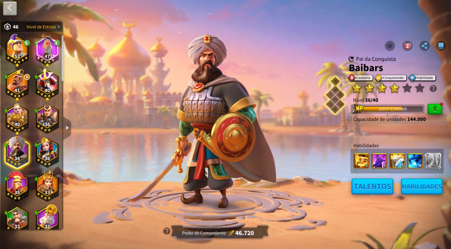 Conta Rise of Kingdoms Reino 4146