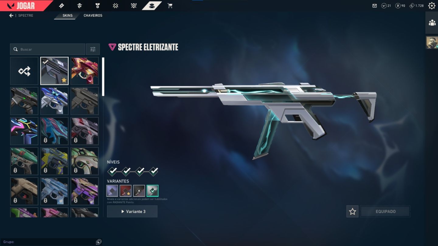 4-5k em skins, dona única e total acesso, podemos negociar valor