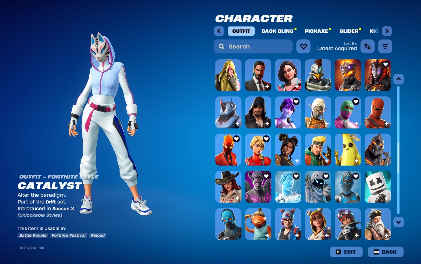 Conta fortnite 129 skins