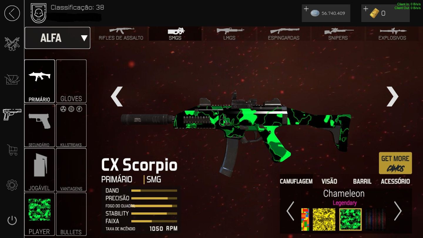 Conta Bullet Force Muito Gemada Com Varias Legendary