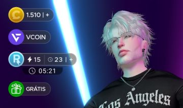 Conta IMVU, masculina com mais de 150 ítens (preço negociável)