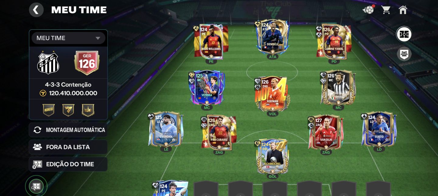 CONTA PREMIUM FC MOBILE