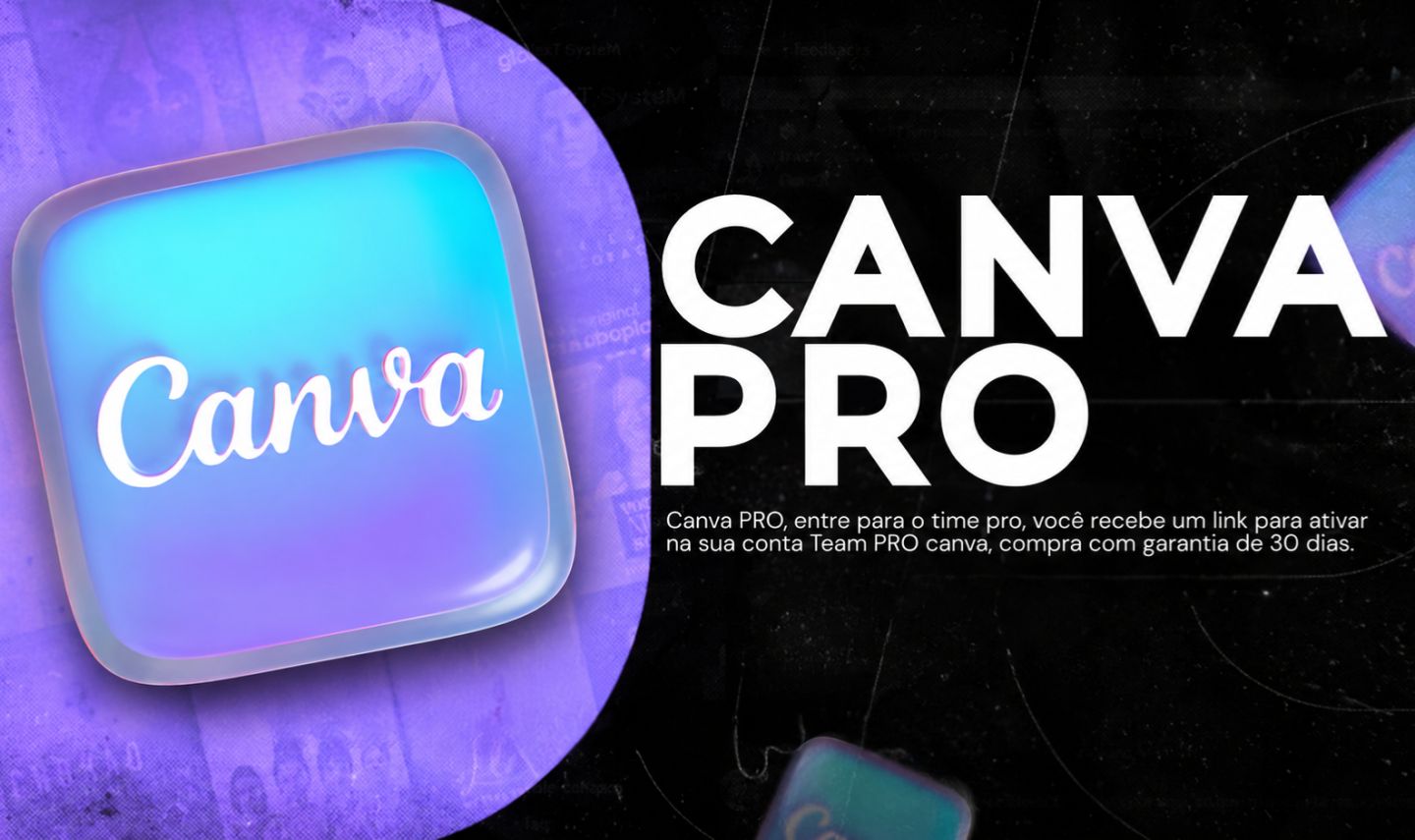 [PROMOÇÃO] - CANVA PRO MENSAL