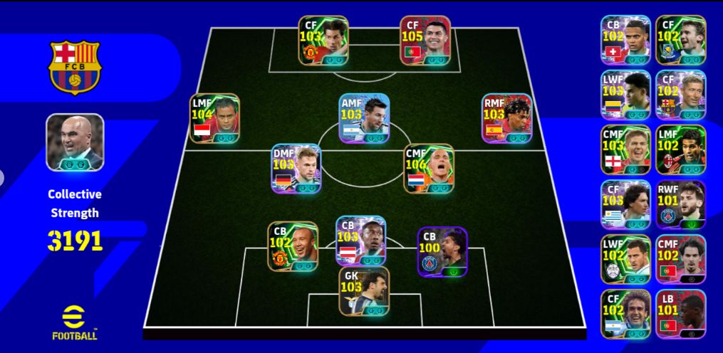 CONTA eFOOTBALL | STRENGTH 3191 | MESSI - CR7 - LAMINE YAMAL +++
