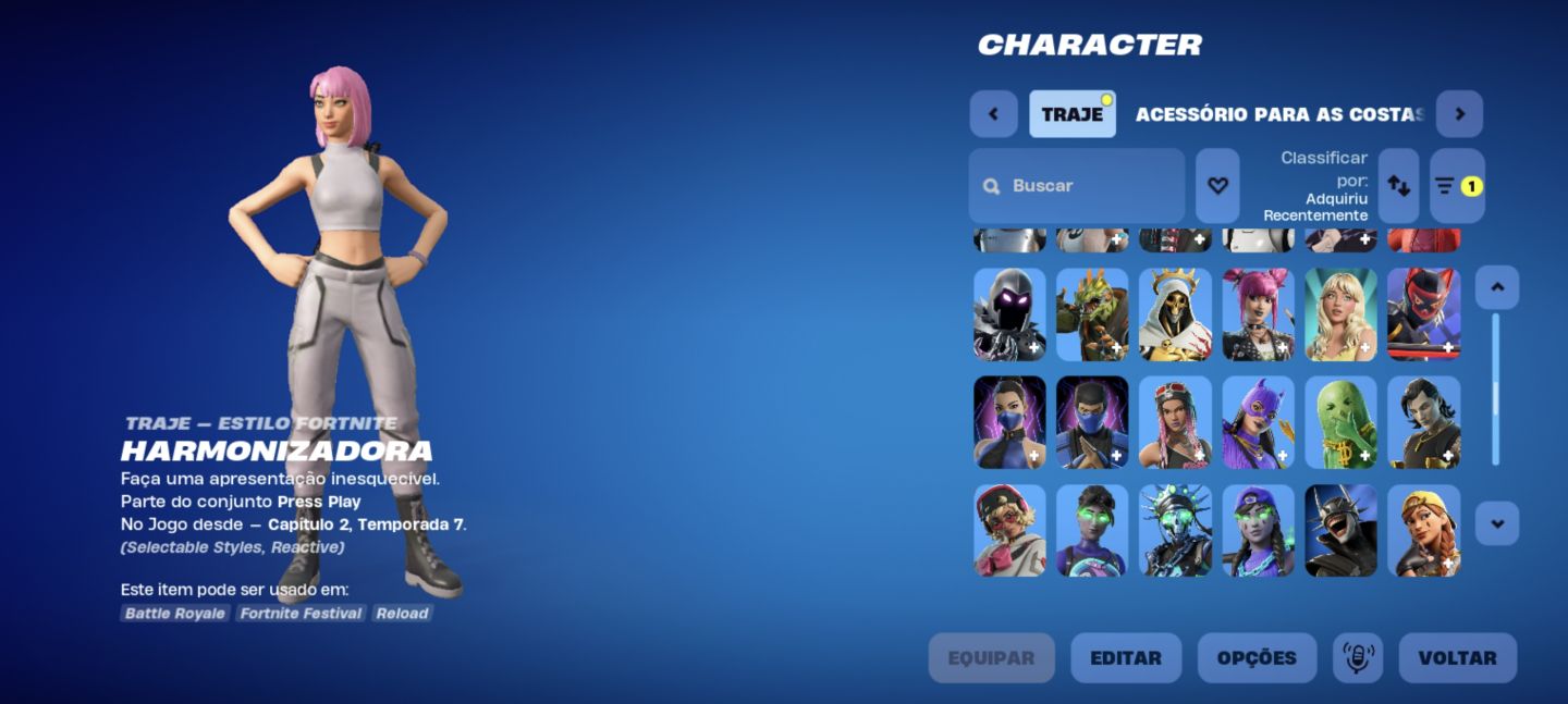 Conta fortnite 147skins
