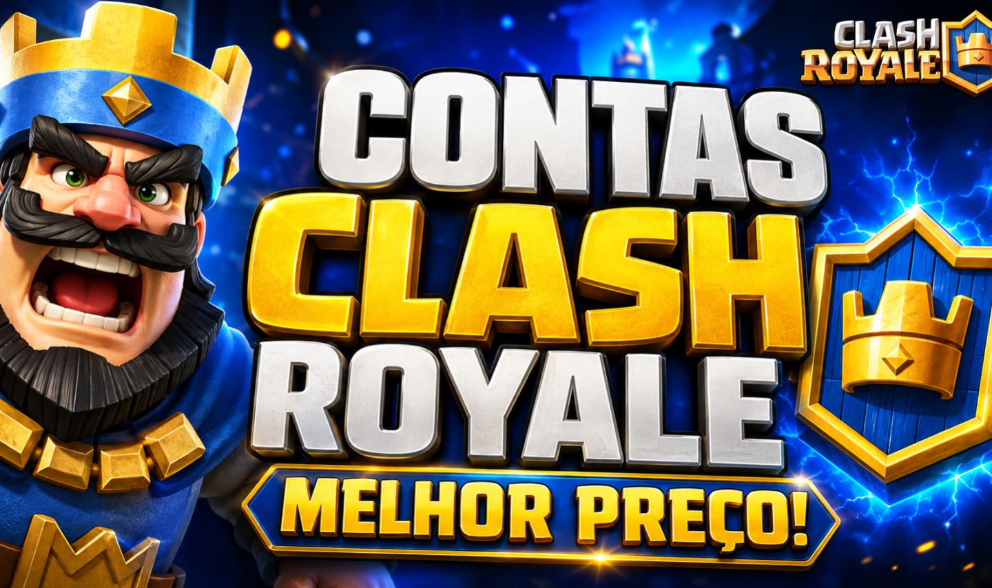 CONTA CLASH ROYALE 8.5K TROFEUS | 873K OURO + 1.6K GEMAS | + 7 EVOs