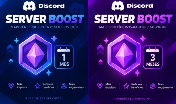 Discord Server Boost 1 a 3 Meses | Impulsos para seu Servidor + Entrega Rápida