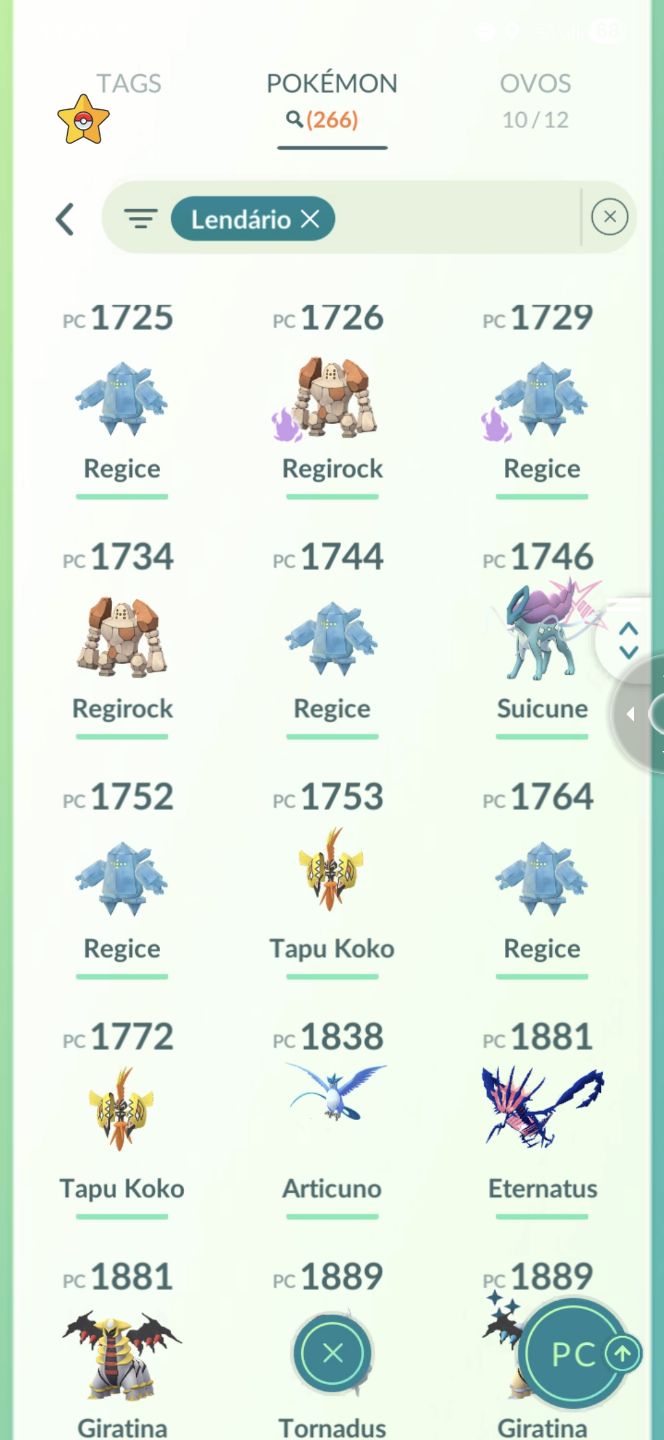 Pokemons, Pokemon go normais, lendários e ultracriaturas - POKÉMON GO
