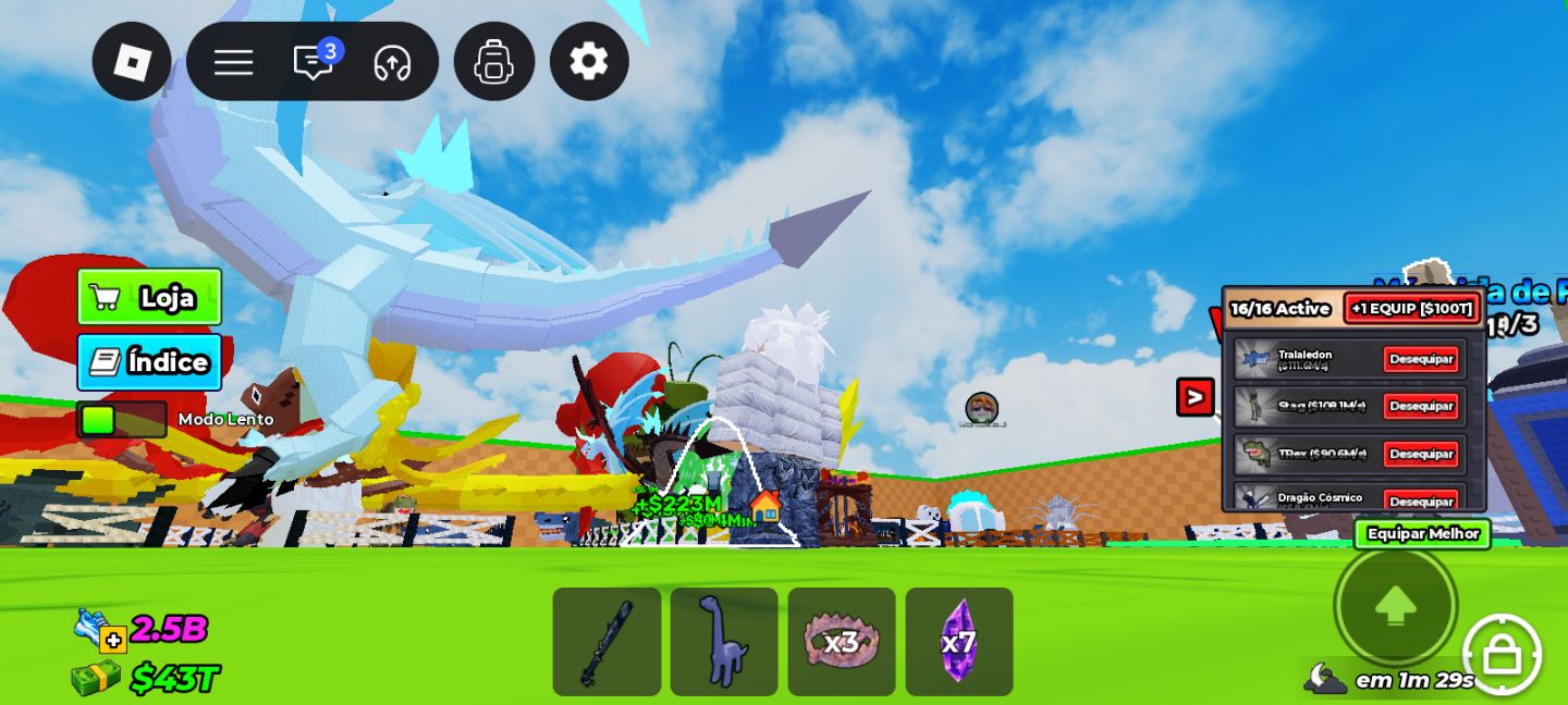 Conta de Roblox gemada