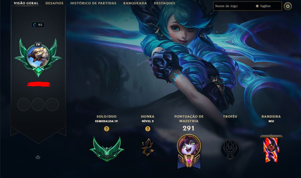Conta Esmeralda 4 Full Acesso Nivel 95 5 lendarias