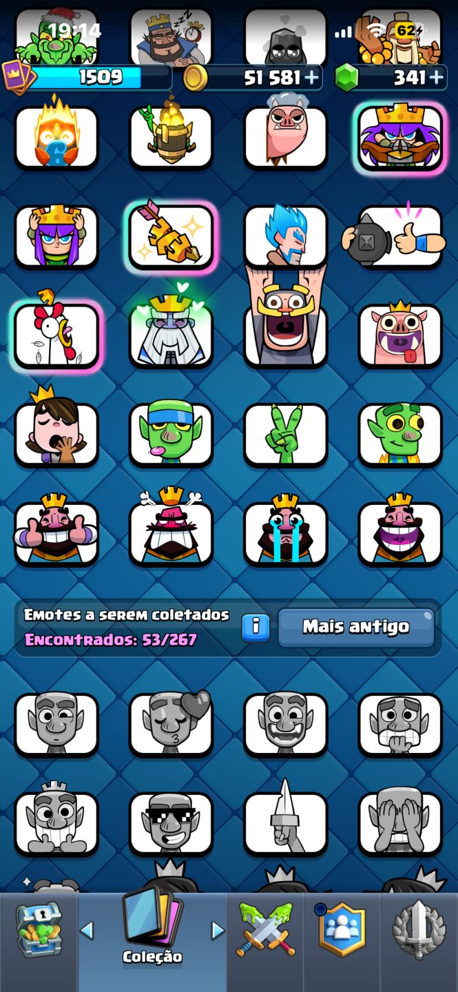Conta de Clash Royale 11k800tf completinha
