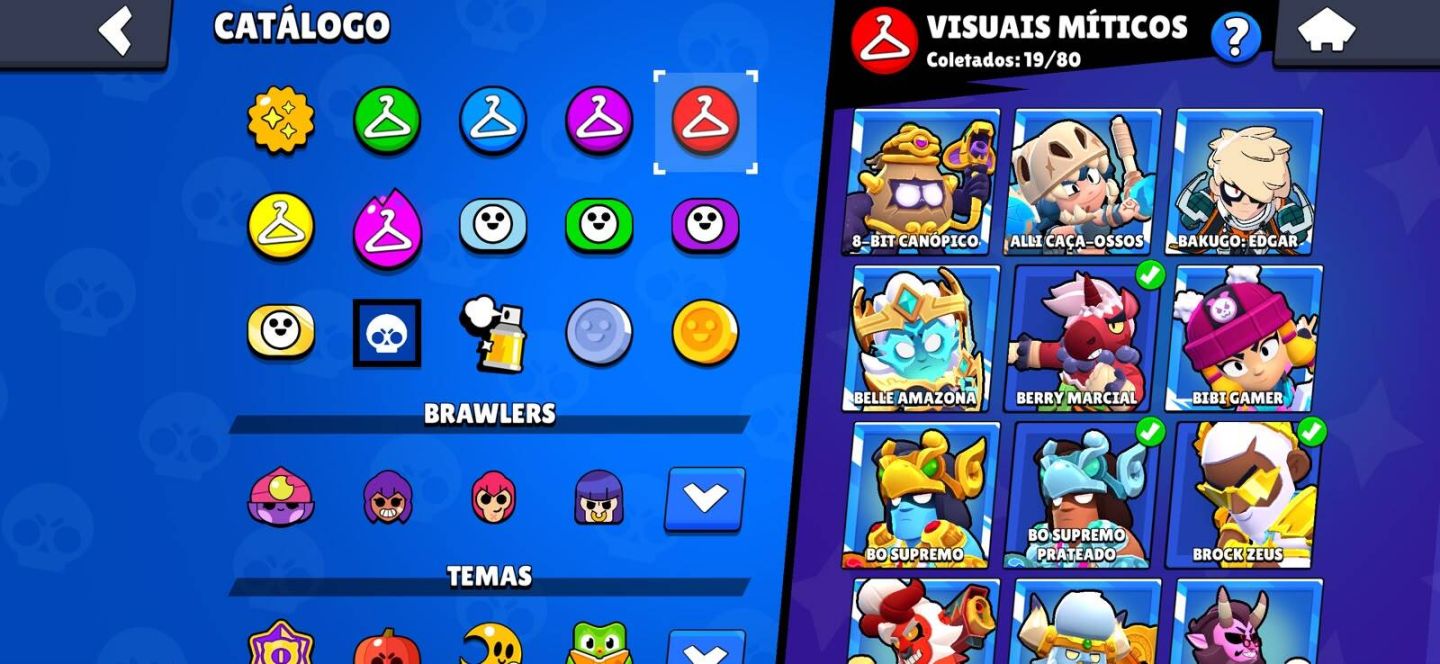 CONTAS JOGOS SUPERCELL UPADAS COM MUITOS ITENS. (CONTA ANTIGA DE BRAW)