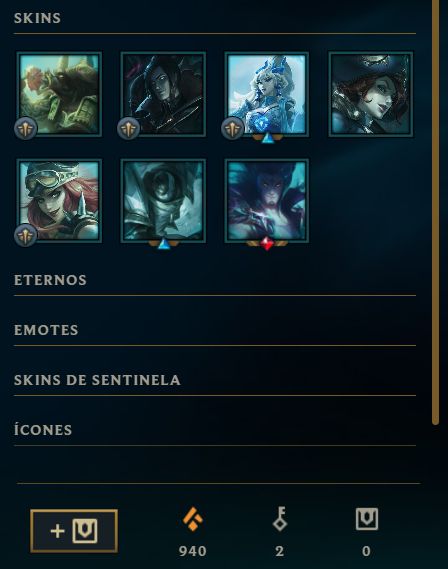 Smurf Main Suporte Skins, Espolio Recheado