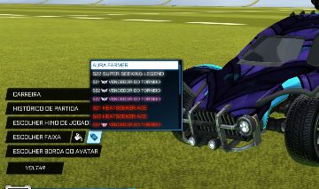 Conta de rocket league com varias tags de SSL