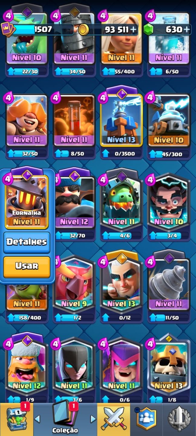 Conta de Clash Braba Nível 54 e 10k de troféus!!!