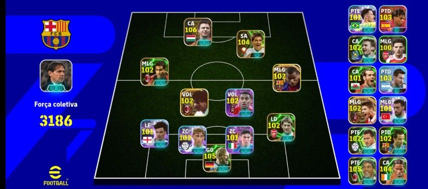 Muito conta effotbal linda