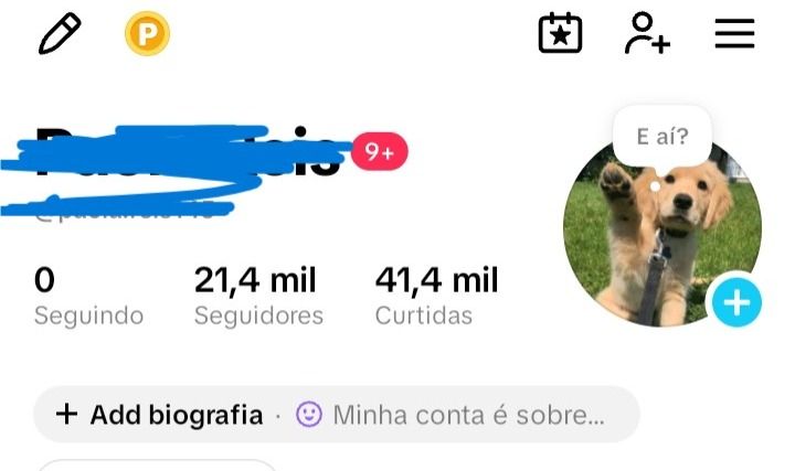 Conta TikTok 21,4K LIVE CELL - PROMOVER - LINK BIO (SEG. REAIS)