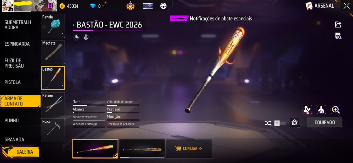 CONTA FREE FIRE COM CONJUNTO LEGADO FRAGMENTADO | CUBO MÁGICO | CARTÃO DE TROCA