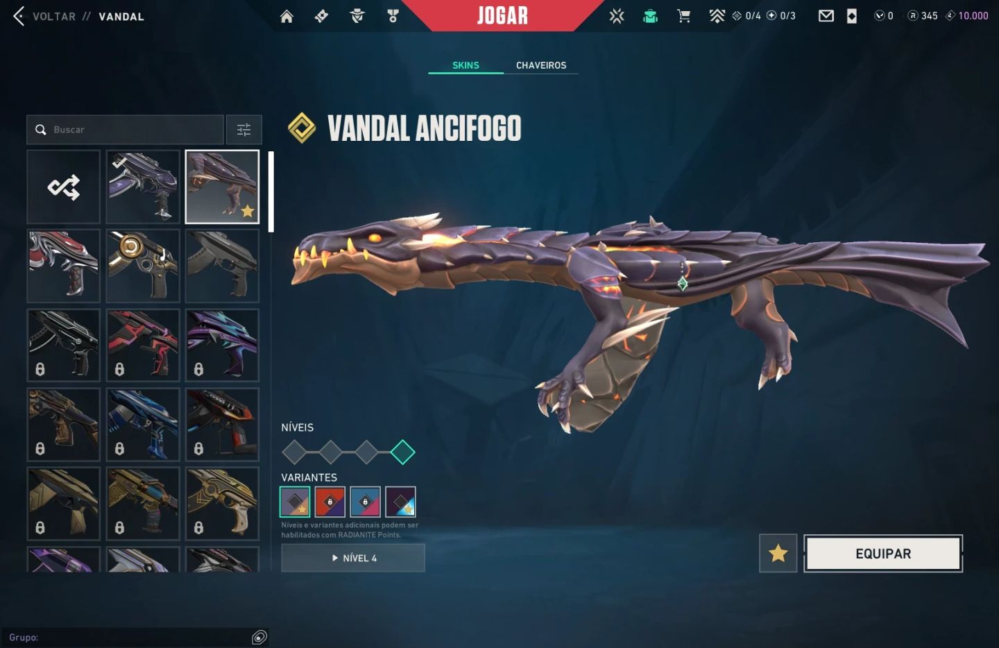 Conta Valorant Rara - Peak Ascendent com Phantom Limitada + 3 Vandal + Operator!