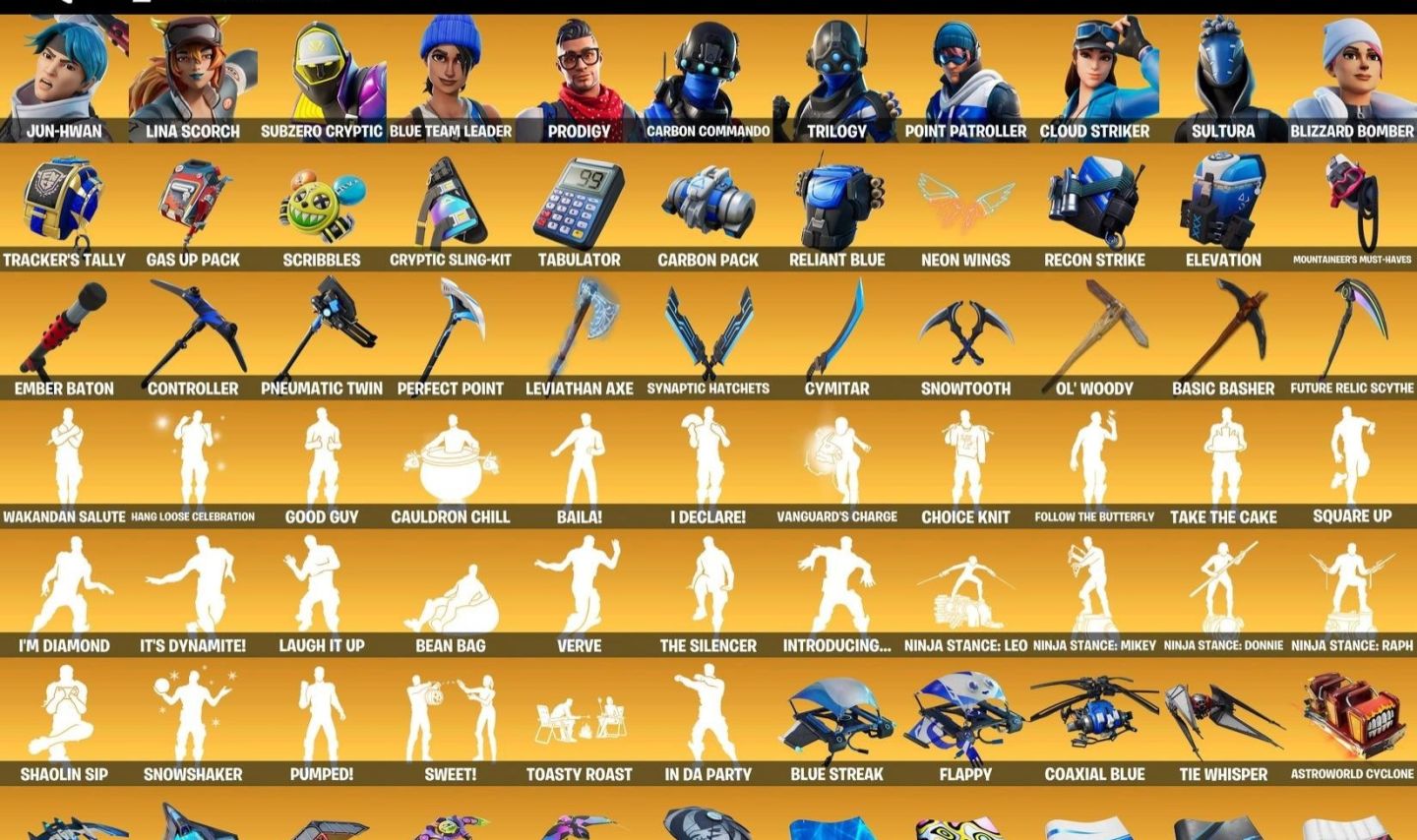 CONTA FORTNITE FULL ACESS 250 SKINS MACHADO LEVIATÃ