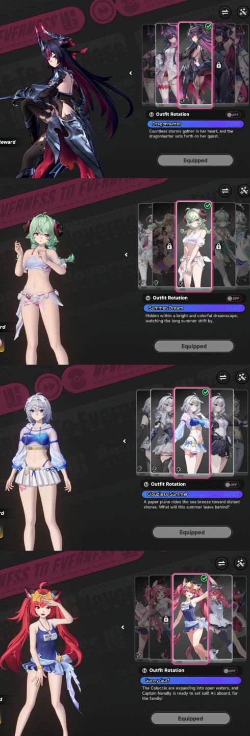 Conta NTE com quase todos os personagens Limitadosa