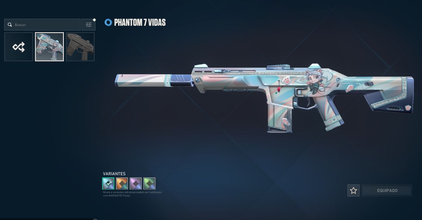 Conta Valorant com Skins - LVL 109 - KARAMBIT SUBLIME