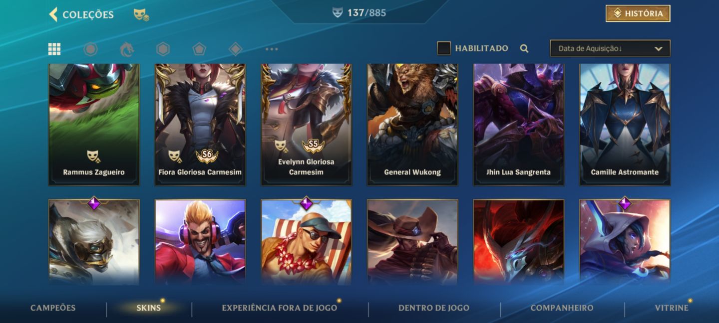 Conta Wild Rift main mid e Sup