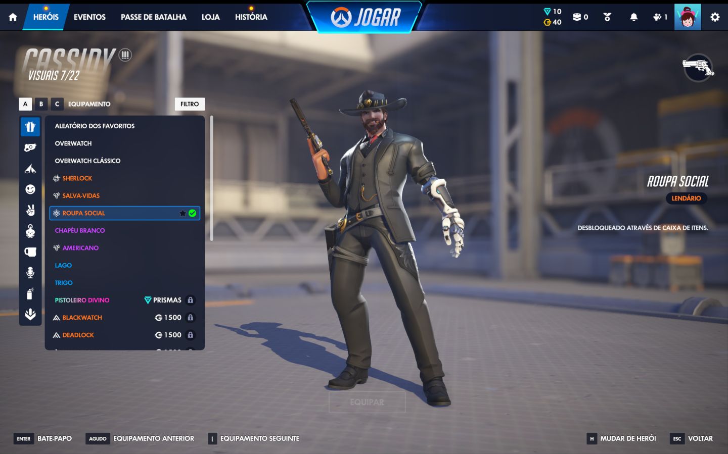 Conta de overwatch main dps/suporte com 3 passes comprados