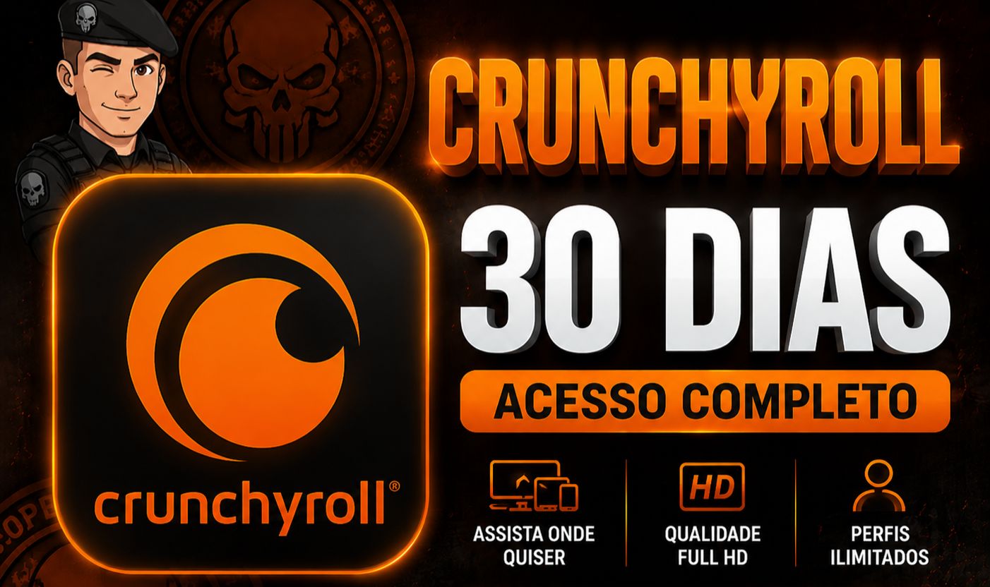 Crunchyroll Premium (COMPARTILHADO) | 30 Dias