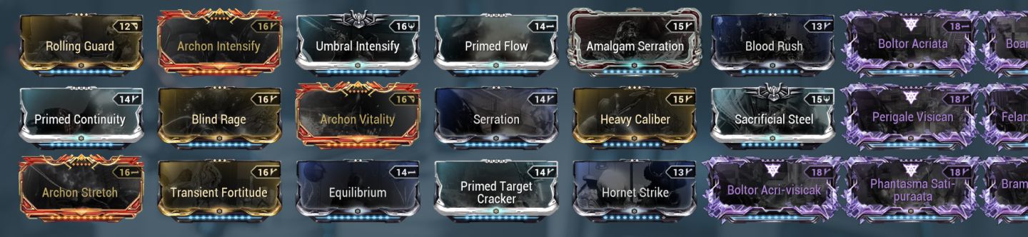 CONTA WARFRAME MR 21