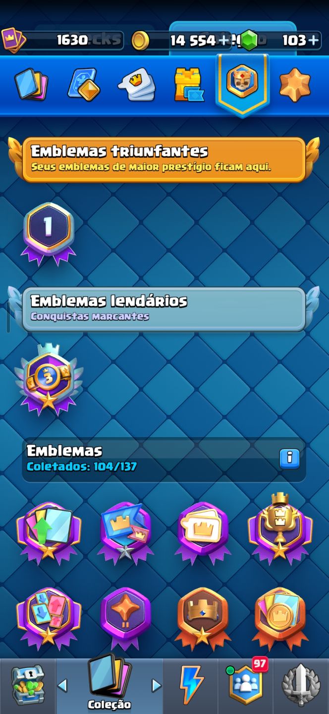 Conta de clash com 14k