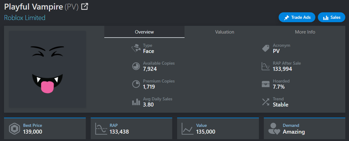 MARKET DE LIMITEDS ROBLOX LEGITIMOS - [PEÇA/ESCOLHA O ITEM]