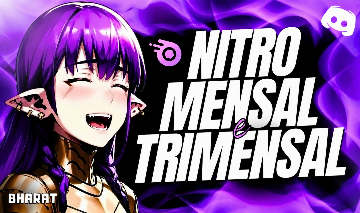[MAIS BARATO] NITRO GAMING 1 E 3 MESES (DISCORD)
