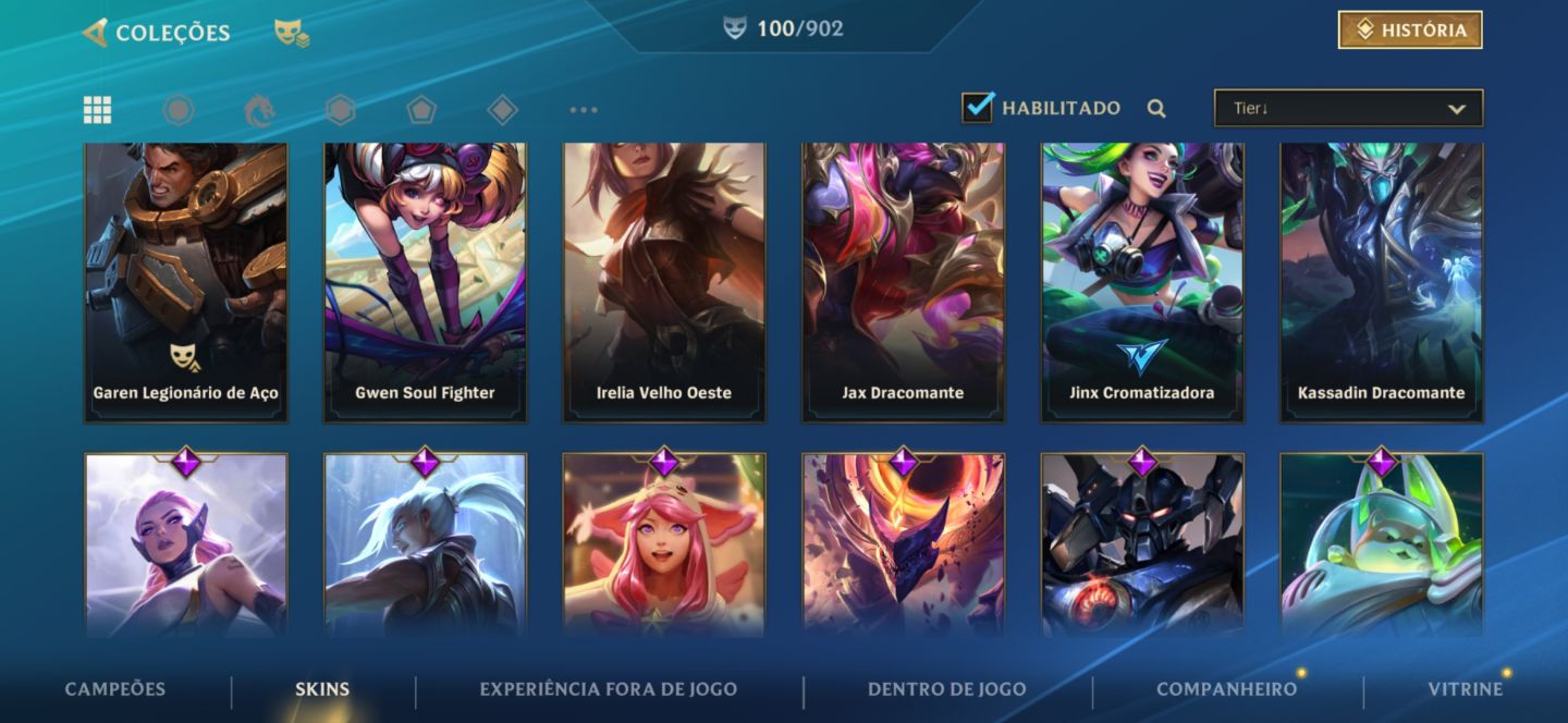 Conta de wr