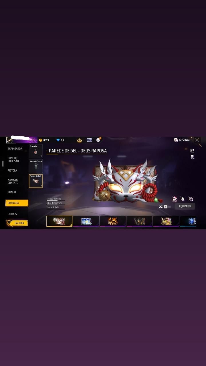 CONTA FREEFIRE COM NARUTO - MP5 EVOLUTIVA - ENTRE OUTROS