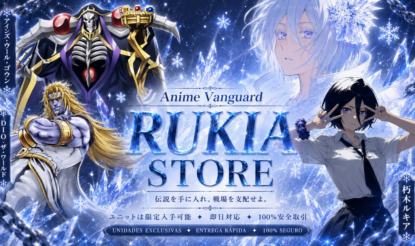 RUKIA STORE - UNITS + MEMÓRIA + ITEM EVO + SHINYS