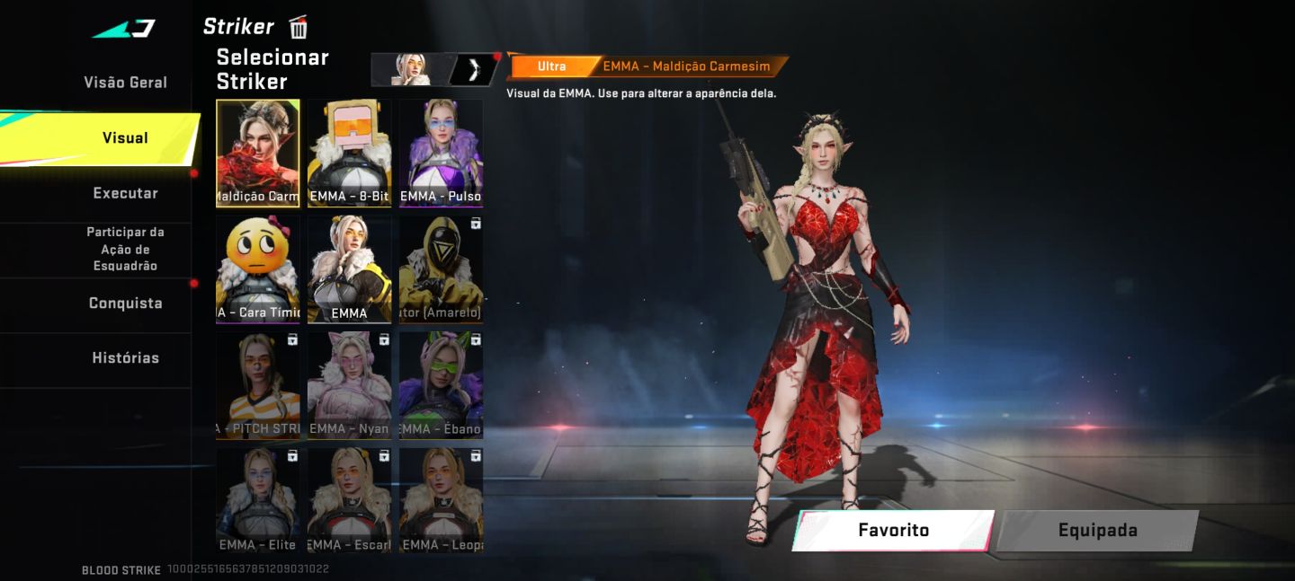 CONTA BLOOD STRIKE COM SKINS, LENDÁRIAS, LIMITADA E ULTRAS !!