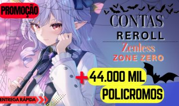 (PROMOÇÃO) ZENLESS ZONE ZERO ZZZ CONTAS REROLL - ATÉ 44.000 POLICROMOS