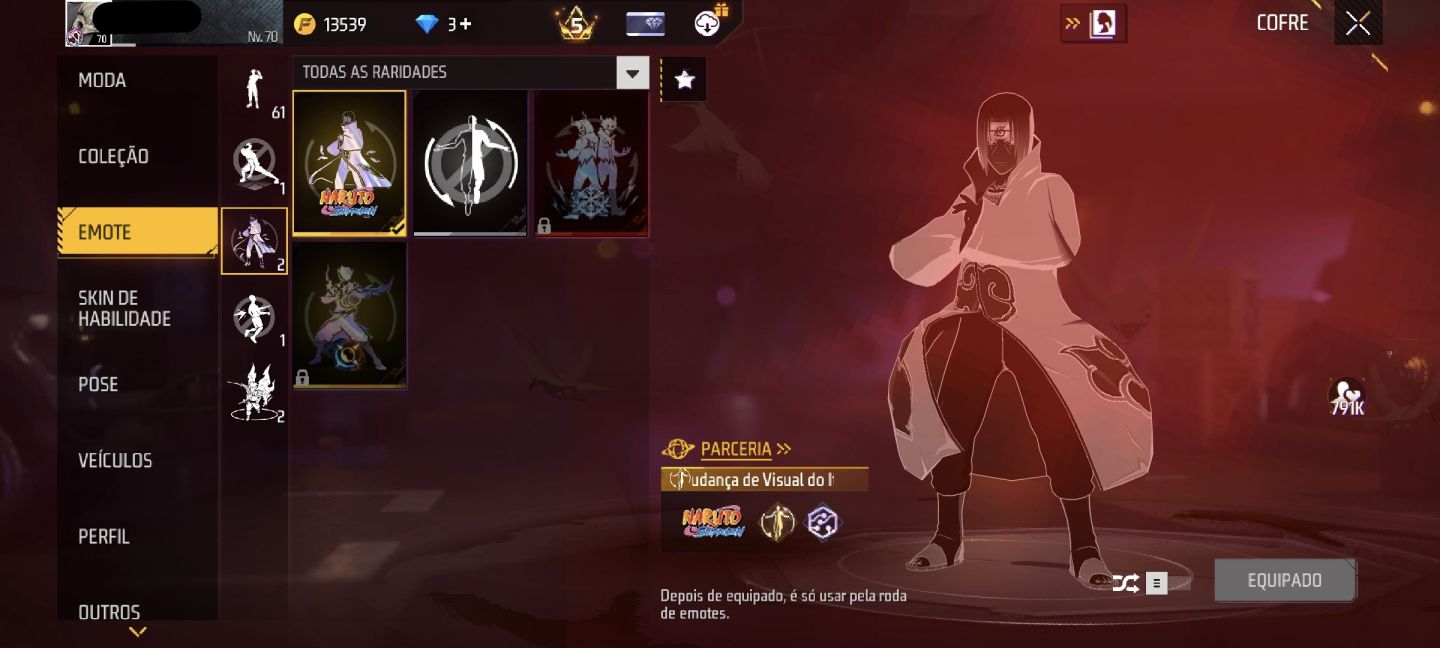 CONTA DE FREE FIRE COM 2 ANGELICAIS, FITINHA, muitas PARCERIAS e muito mais