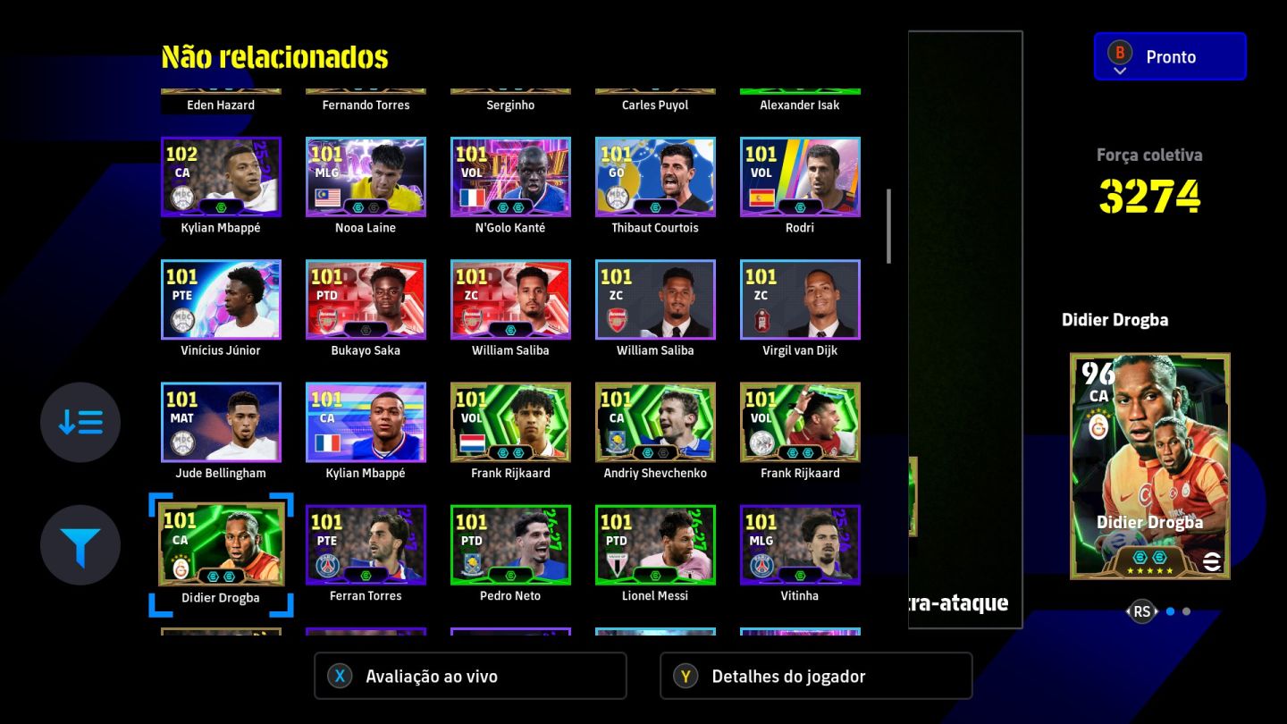 Conta eFootboll (steam) muitos jogadores meta